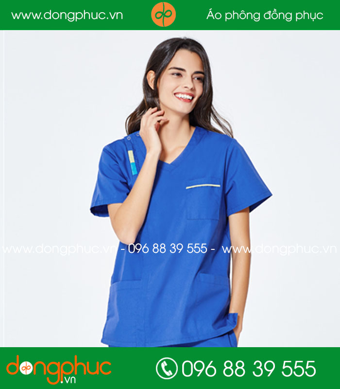 Đồng phục phòng mổ màu xanh bích